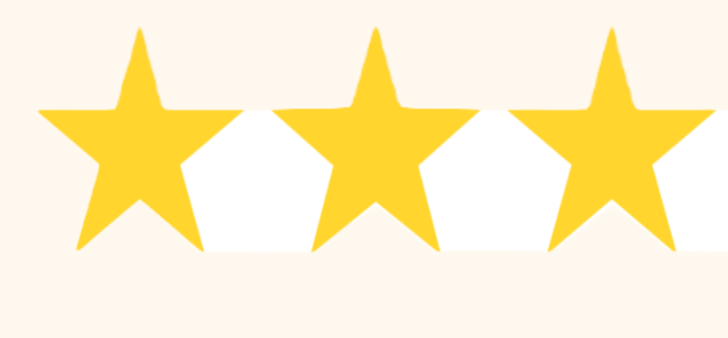 Three gold stars